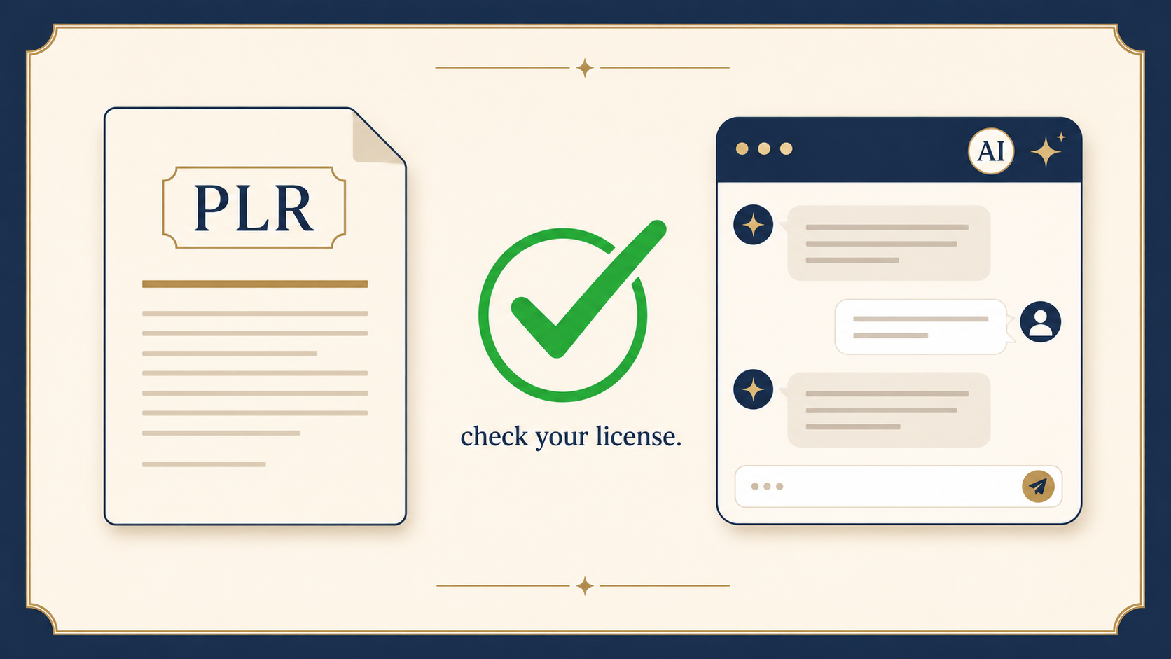 can you use AI to rewrite PLR content